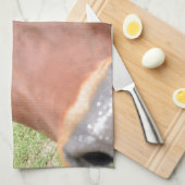 Safari Brown Koe Theedoek (Quarter Fold)