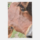 Safari Brown Koe Theedoek (Verticaal)