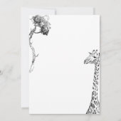 Safari Bruiloft Save The Date Ontwerp Kaart (Achterkant)