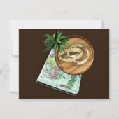 Safari buiten repetitie diner kaart (Achterkant)