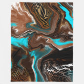 Safari Burst Fleece Deken (Voorkant)