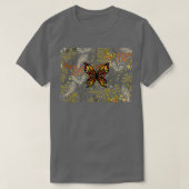 Safari Butterfly Pattern T-shirt (Design voorkant)