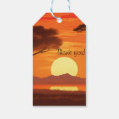 safari cadeaulabel (Achterkant)