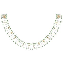 Safari Car Greenery Birthday Oerwouden Vlaggetjes