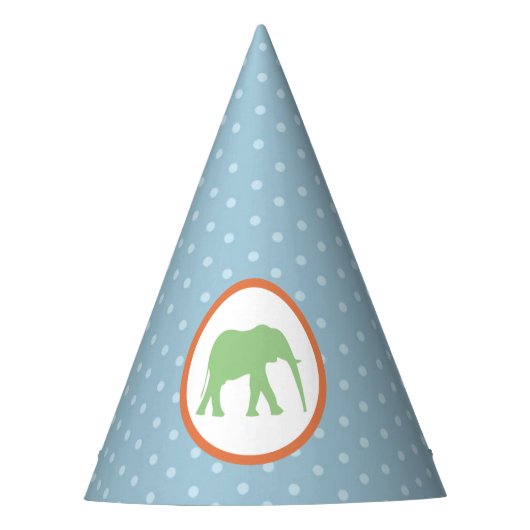 Safari Carousel Birthday Paper Party Petten Feesthoedjes (Voorkant)