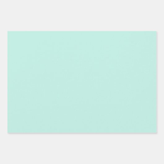 Safari Chic Giraffe Blauw Oerwoud Inpakpapier Vel (Voorkant 2)