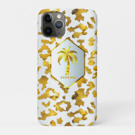 Safari Chic Gold Leopard Print  Case-Mate iPhone Case