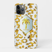Safari Chic Goud Luipaardprint Case-Mate iPhone Case (Achterkant)