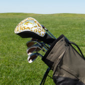 Safari Chic Gouden Luipaardprint Golfheadcover (Insitu)