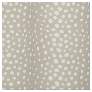 Safari chic neutraal buff beige cheetah print stof