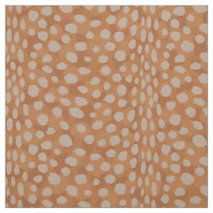Safari chic neutraal taupe beige cheetah print stof