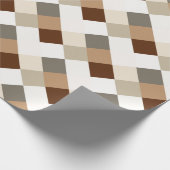 Safari Colors Geometric Lattice Cadeaupapier (Hoek)