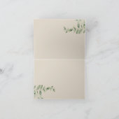 Safari Crest Bedankkaart (Binnen)