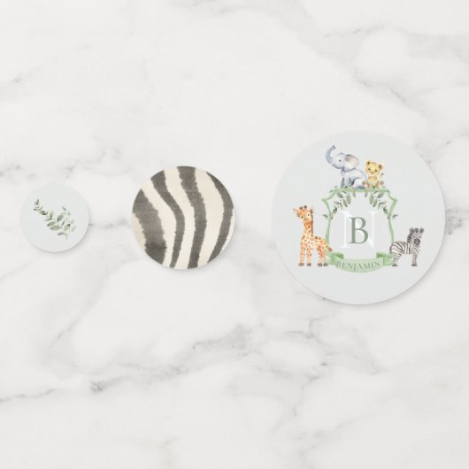 Safari Crest Confetti (Voorkanten)