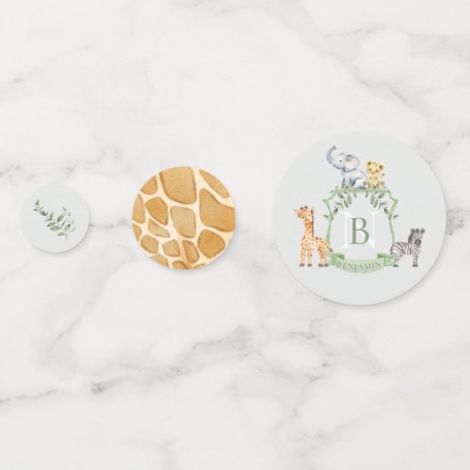 Safari Crest Confetti (Achterkanten)