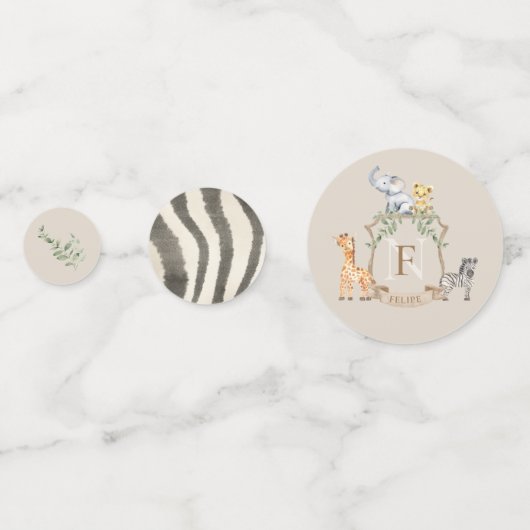 Safari Crest Confetti (Voorkanten)