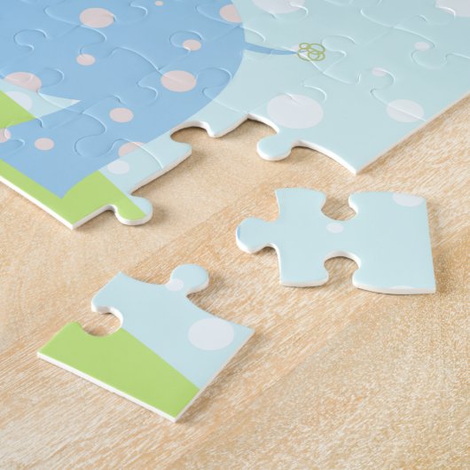 Safari Cuties Giraffe Jigzaag Puzzle Legpuzzel (Zijkant)