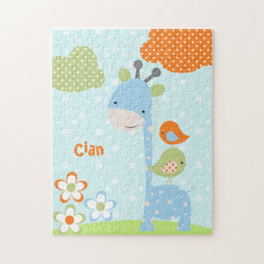 Safari Cuties Giraffe Jigzaag Puzzle Legpuzzel (Verticaal)