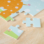 Safari Cuties Giraffe Jigzaag Puzzle Legpuzzel (Zijkant)