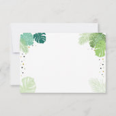 Safari Dank je wel Wilde Dierentuin Oerwoud Bedankkaart (Achterkant)