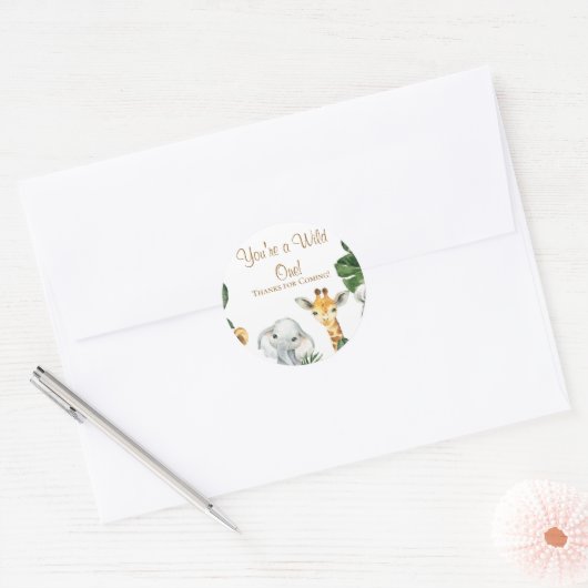 Safari Dank jullie Stickers (Envelop)