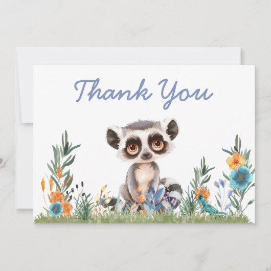 Safari Dankkaart Bedankkaart (Voorkant)