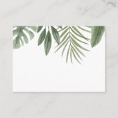 Safari Diaper Raffle Informatiekaartje (Achterkant)