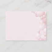 Safari dier Boho Baby Meisje Douche Boeken Informatiekaartje (Achterkant)