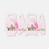 Safari dier Boho ballon meisje 1e verjaardag gunst Bedankdoosjes (Uitgevouwen)