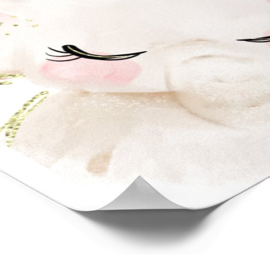 Safari Dier Geslacht onthullen Welkomstbord Poster (Hoek)