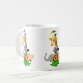Safari-dier Koffiemok (Voorkant links)