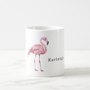 Safari Dier Roze Flamingo Koffiemok
