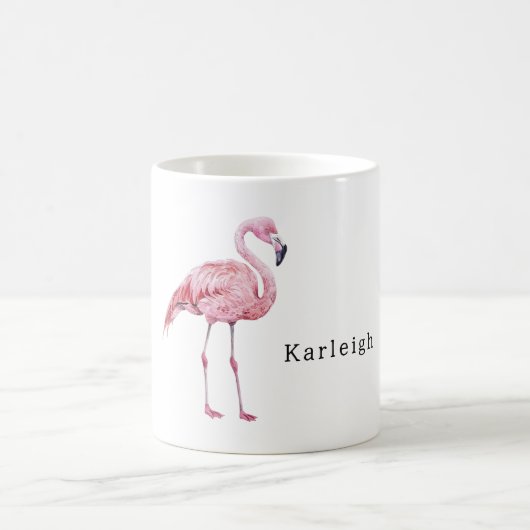 Safari Dier Roze Flamingo Koffiemok (Center)