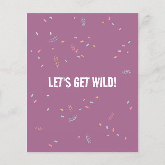 Safari Dier Wild Een Meisje Budget Verjaardag Uitn (Achterkant)