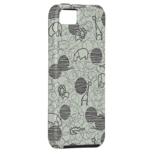 safari - dieren 1 Case-Mate iPhone case (Back/Rechts)