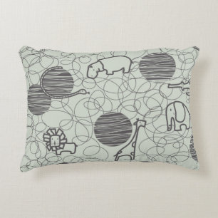 safari - dieren 1 decoratief kussen