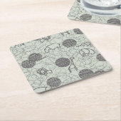 safari - dieren 1 kartonnen onderzetters (Schuin)