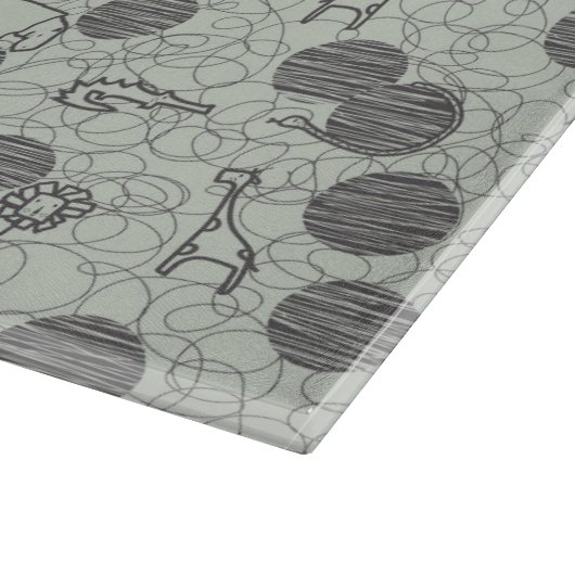 safari - dieren 1 snijplank (Hoek)