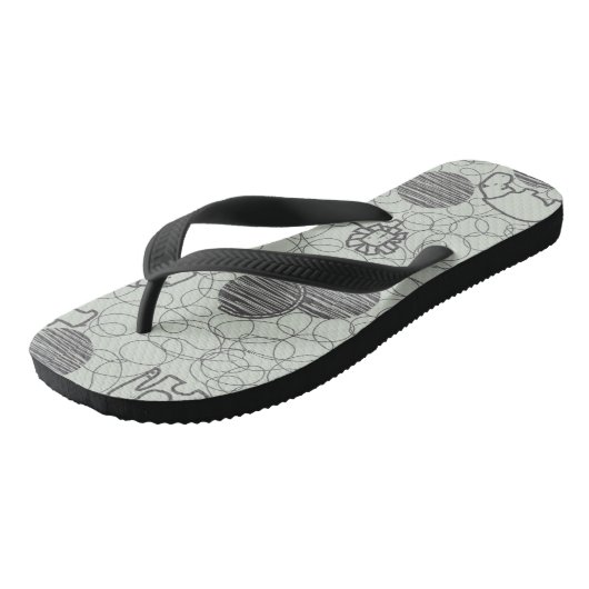 safari - dieren 1 teenslippers (Schuin)