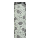 safari - dieren 1 thermosbeker (Achterkant)