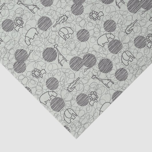 safari - dieren 1 tissuepapier (Detail)