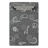 safari dieren 5 mini klembord (Voorkant)