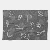 safari - dieren 5 theedoek (Horizontaal)