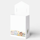 Safari Dieren Baby shower Favor Boxen Modern Bedankdoosjes (Geopend)