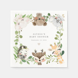Safari Dieren Baby Shower Feest Papieren Servetten