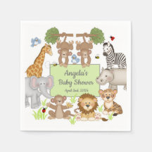 Safari Dieren Baby shower Party Table