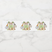 Safari Dieren Baby shower Party Waterfles Etiket (Enkel label)