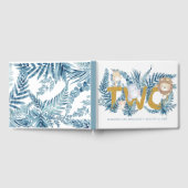 Safari Dieren Blue Boy 2e verjaardag Gastenboek (Volledig)