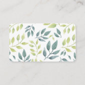 Safari dieren blush roze meisje luier loterij kaar informatiekaartje (Achterkant)