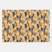 Safari Dieren' Bont Prints Exotisch Modern Inpakpapier Vel (Voorkant 2)